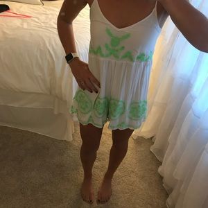 LF white romper/playsuit